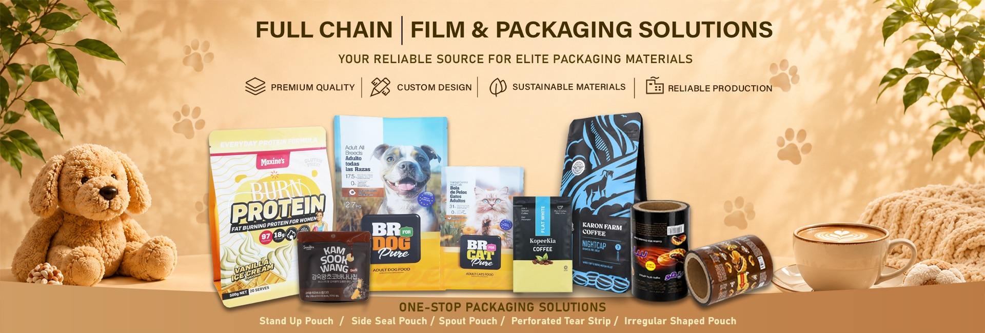 Full-chain flexible packaging solutions, real products