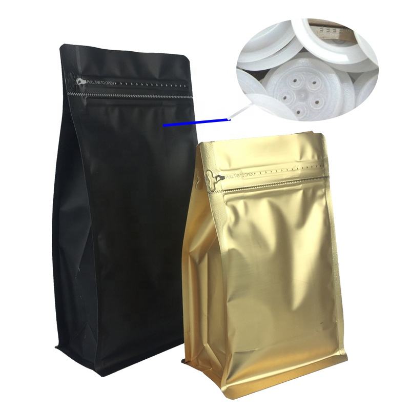 Flat-bottom pouch for coffee powder