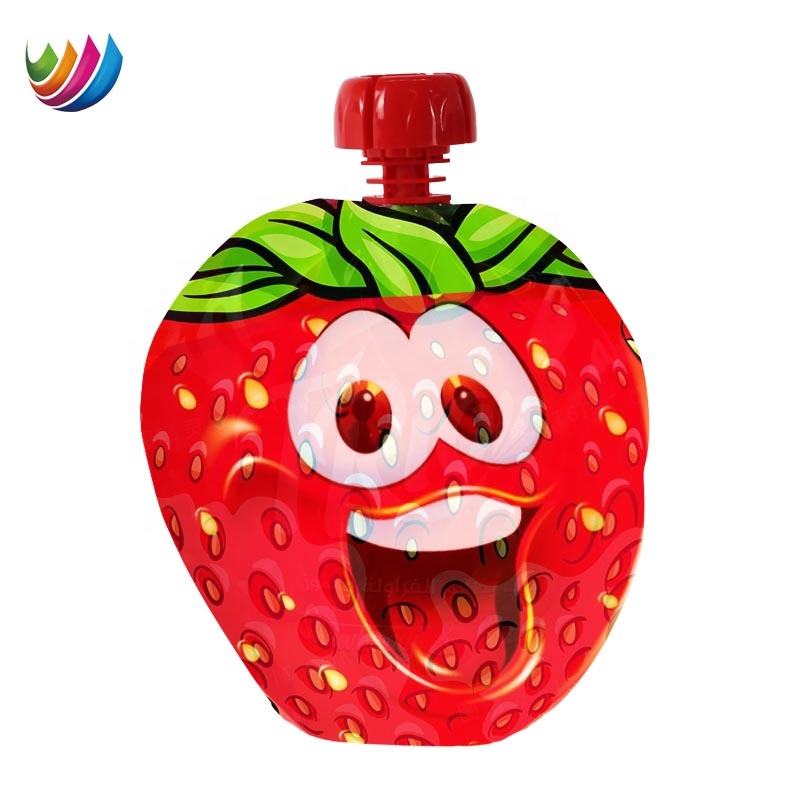 Stand-up pouch for dried fruit snacks
