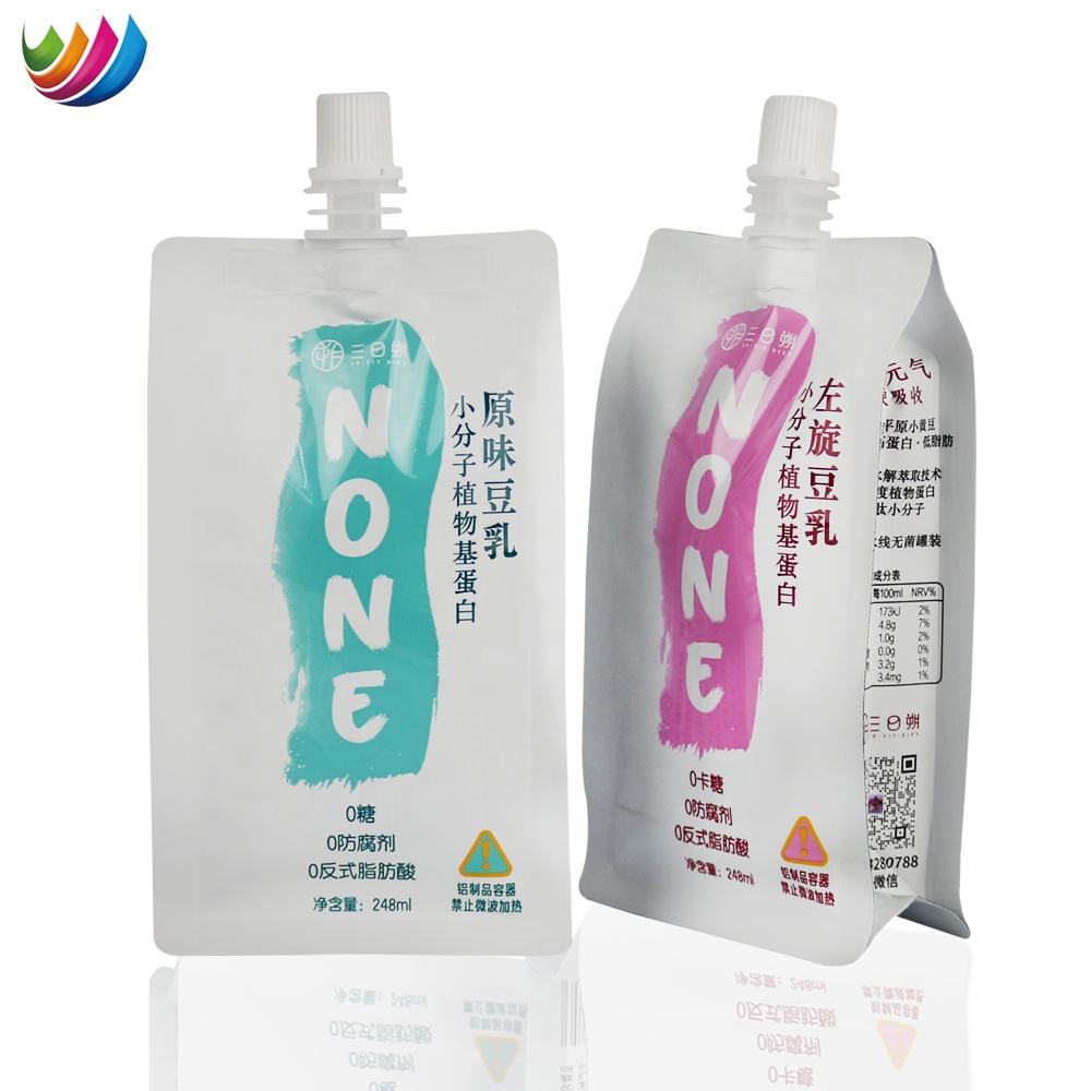 Liquid pouch for soy milk